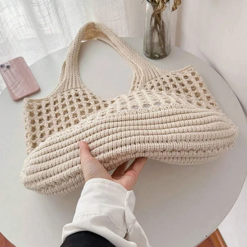 Winona Women's Crochet Crochet Carryall - back view