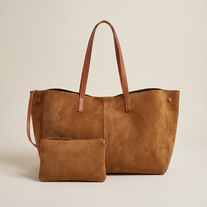 River Luna Women’s Tote Bag | Structured Shape, Detachable Pouch