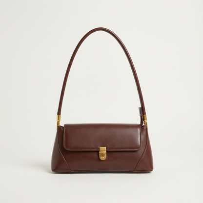 Celeste Women’s Shoulder Bag | Vintage Lock Detail, Elegant Silhouette