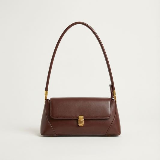 Celeste Women’s Shoulder Bag | Vintage Lock Detail, Elegant Silhouette