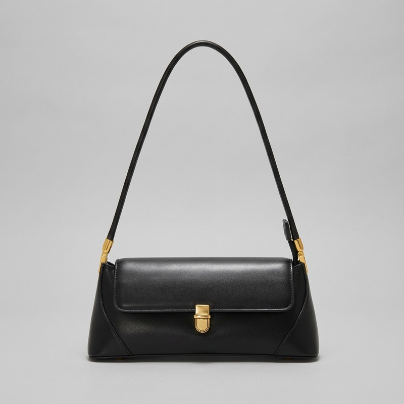 Celeste Women’s Shoulder Bag | Vintage Lock Detail, Elegant Silhouette