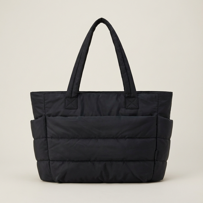 Wren Luma Women's Puffer Tote Bag | Quilted Nylon, Side Pockets
