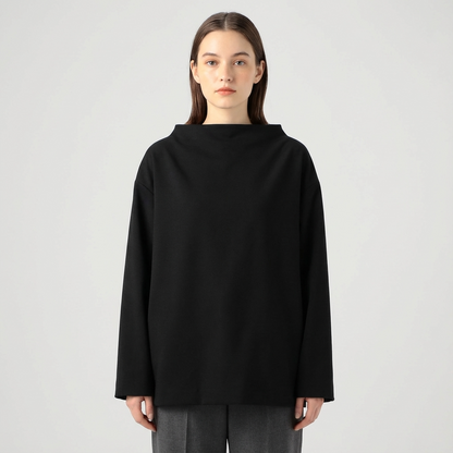 Virexa Women’s Sweater | Loose Fit, High Neck