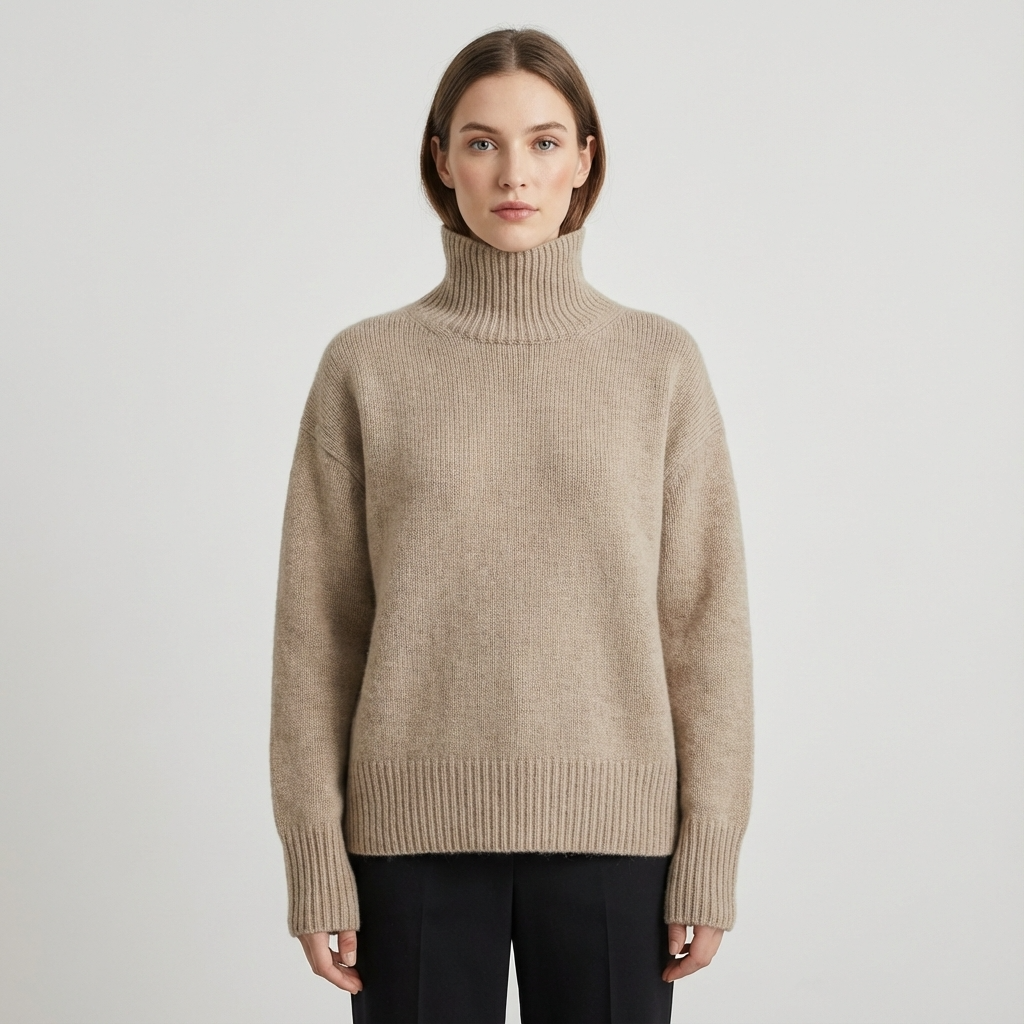 Pull col roulé pour femmes Seren | Col haut, manches longues