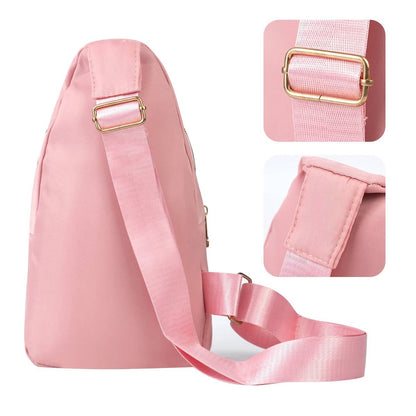 Nadia Women's Quilted Crossbody Bag - close-up detail