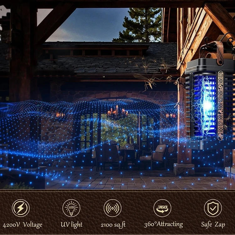 Linden Portable Bug Zapper - fabric and finish detail