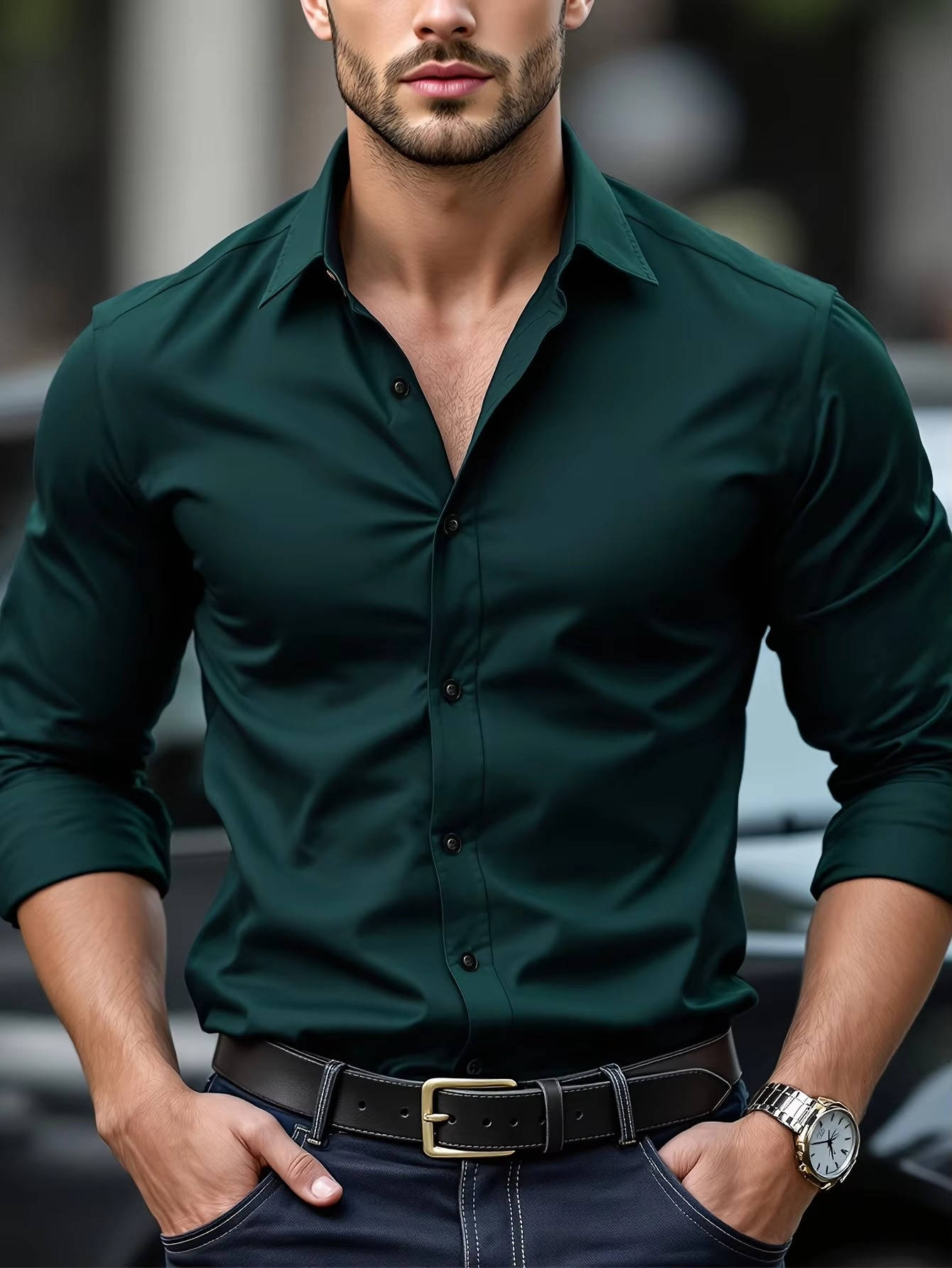 Rhys Men's Shirt - front view