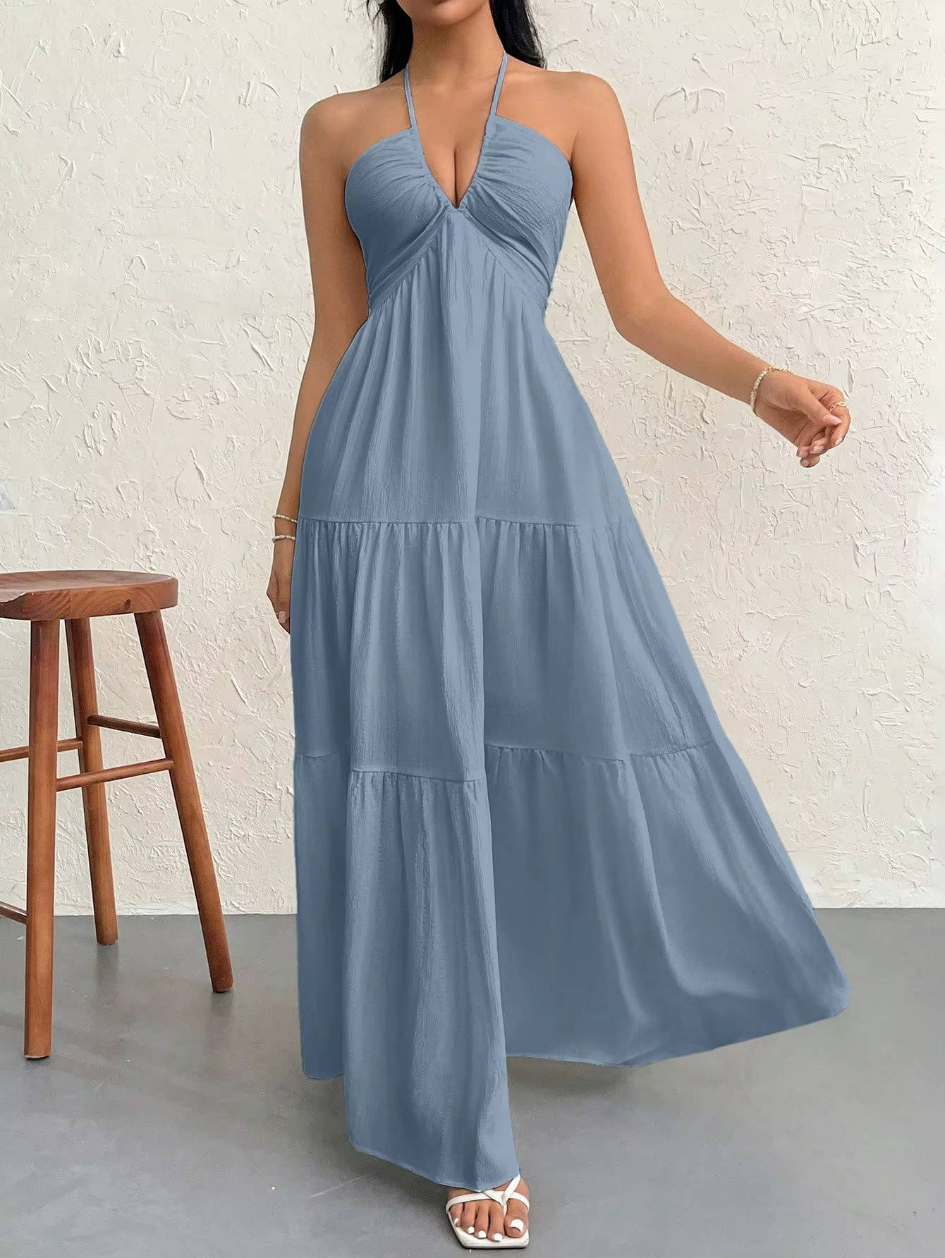 Wilda Women's Maxi Dress - shown in use