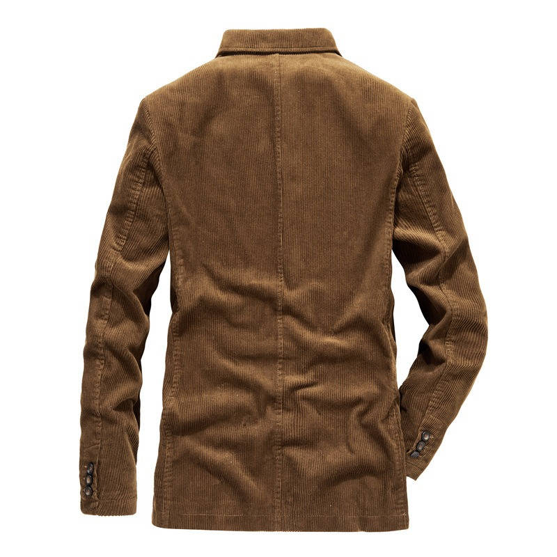 Nico Men's Blazer - fabric and finish detail