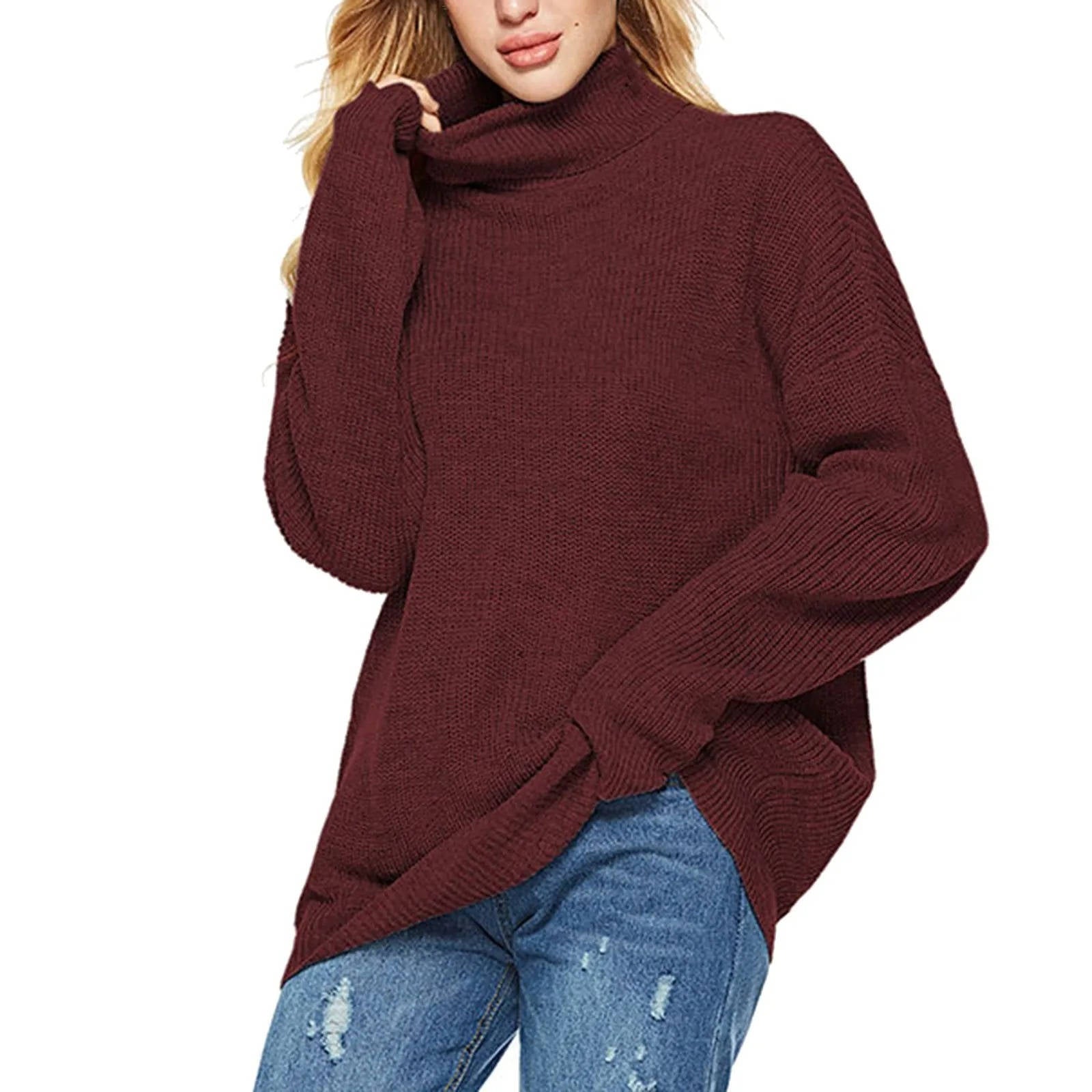 Nora Women's Striped Sweater - back view