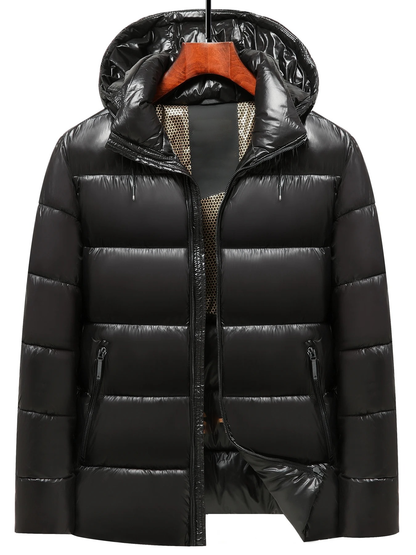 Isaac Men's Puffer Jacket - styled view