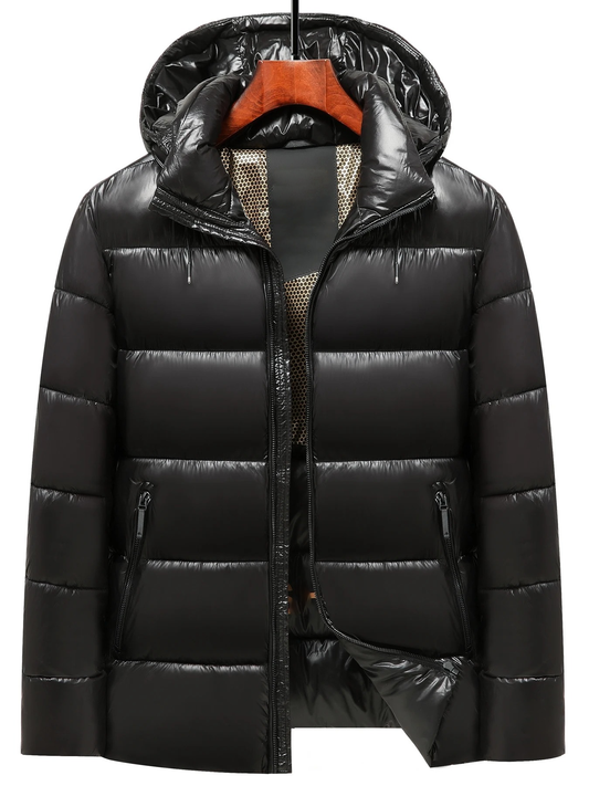 Isaac Men's Puffer Jacket - styled view