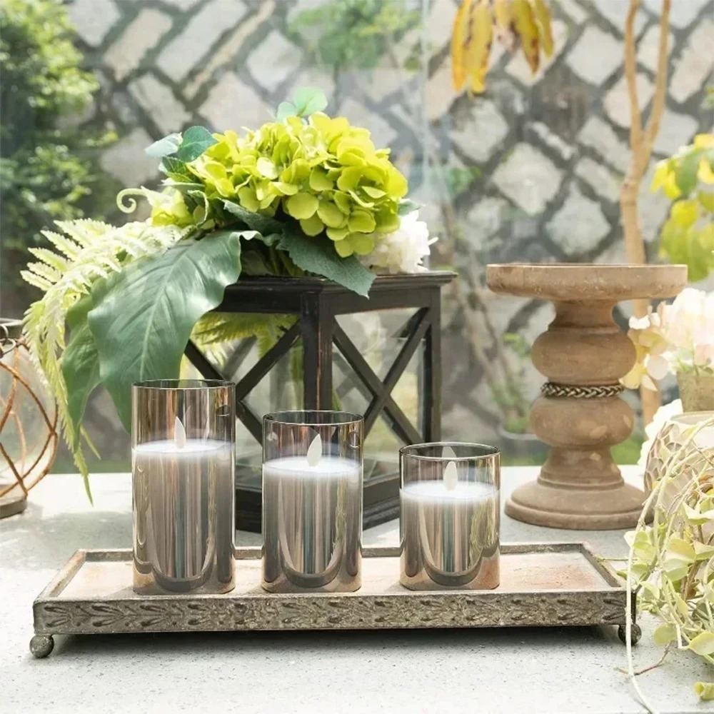 Isle LED Flameless Candles - flat lay