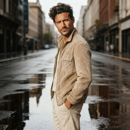 Orson Men's Jacket - fabric and finish detail