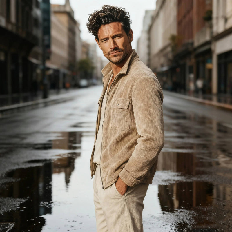Orson Men's Jacket - fabric and finish detail