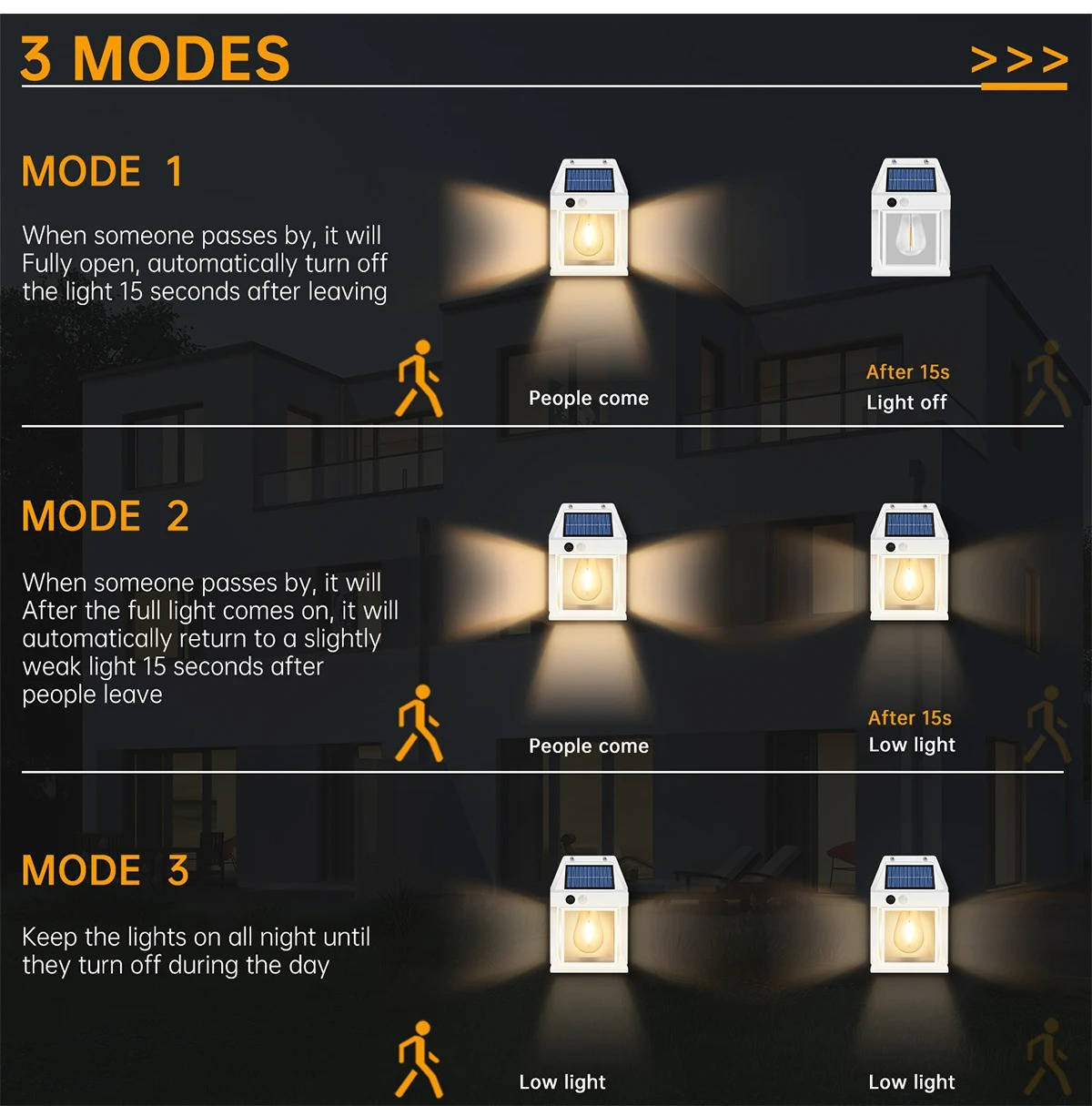 River Solar Lamp - back view