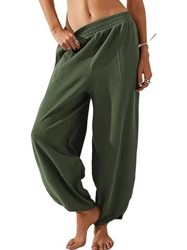 Nora Women's Wide Leg Joggers | Elastic Waist