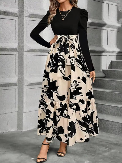 Ines Women's Floral Maxi Dress - full-length view