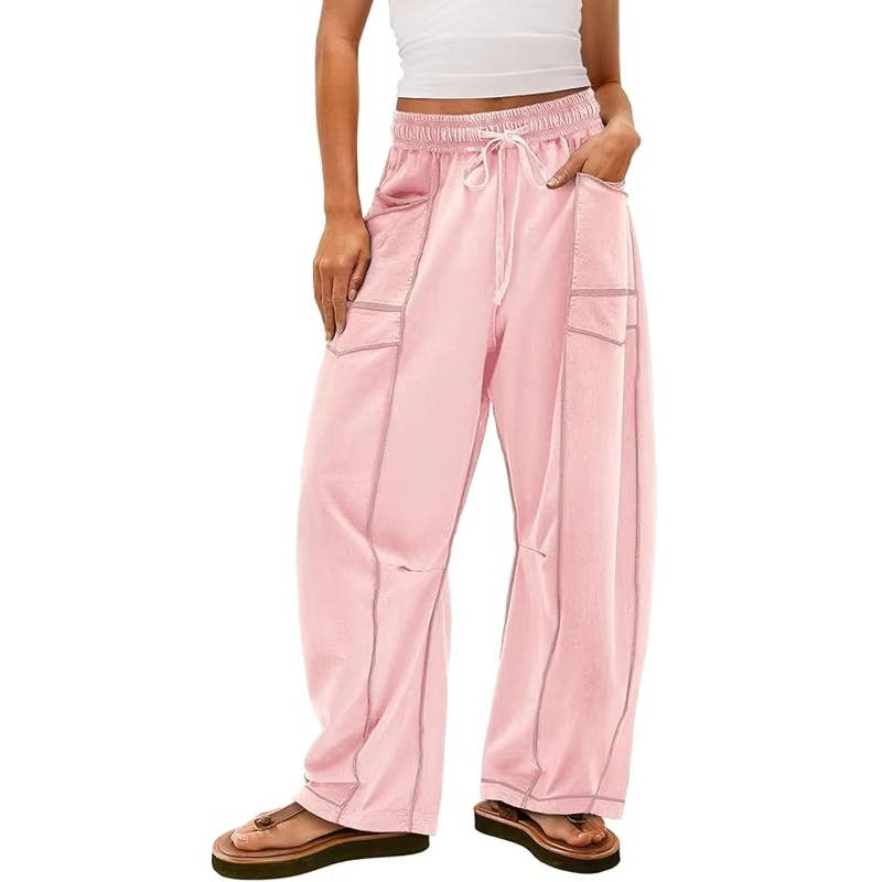 Yara Women's Wide Leg Joggers - close-up detail