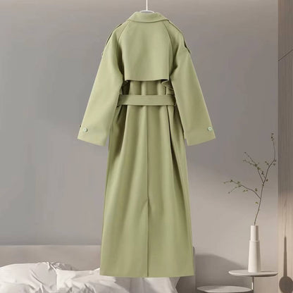 Ines Women's Oversized Trench Coat - back view