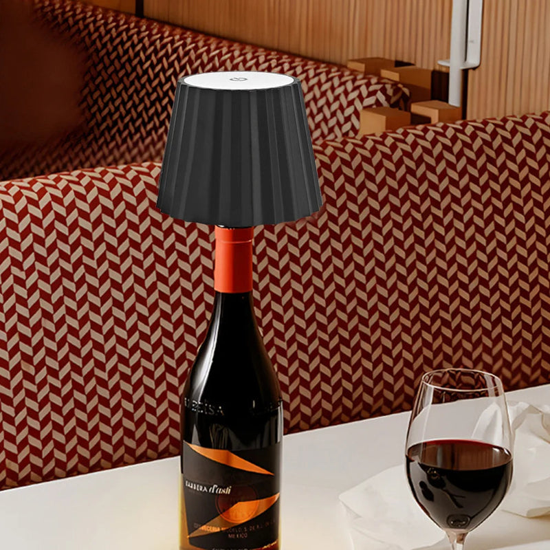 Aspen LED Table Lamp - fabric and finish detail