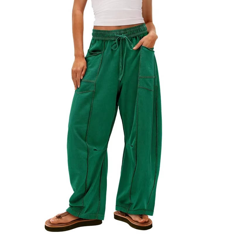 Yara Women's Wide Leg Joggers - flat lay