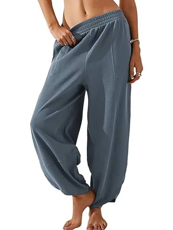 Nora Women's Wide Leg Joggers - styled view