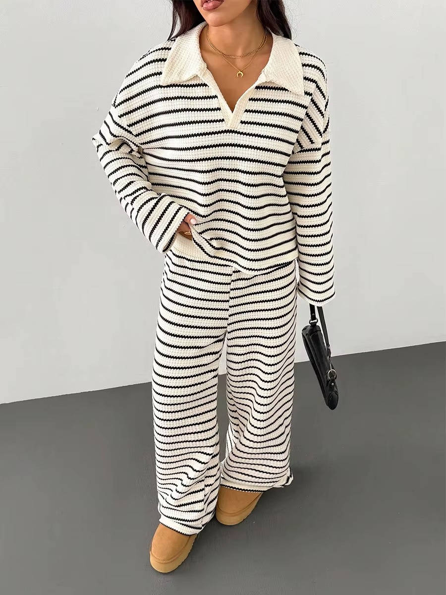Talia Women's Wide Leg Two-piece Set - back view