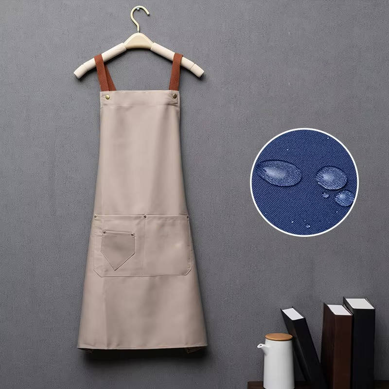 Onyx Apron - fabric and finish detail