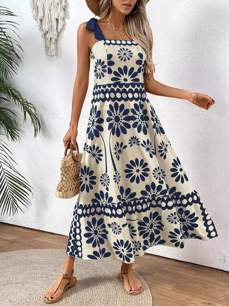 Ivy Women's Floral Maxi Dress - shown in use