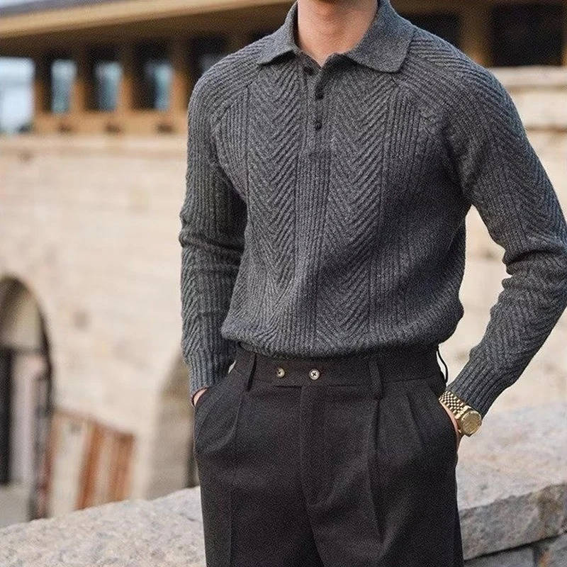 Isaac Men's Sweater - shown in use