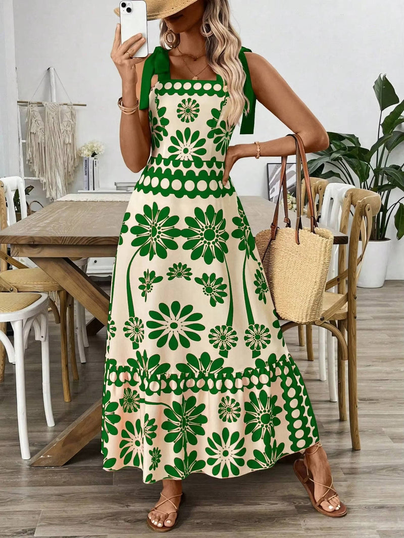 Ivy Women's Floral Maxi Dress - full-length view