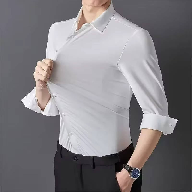 Isaac Men's Shirt - fabric and finish detail