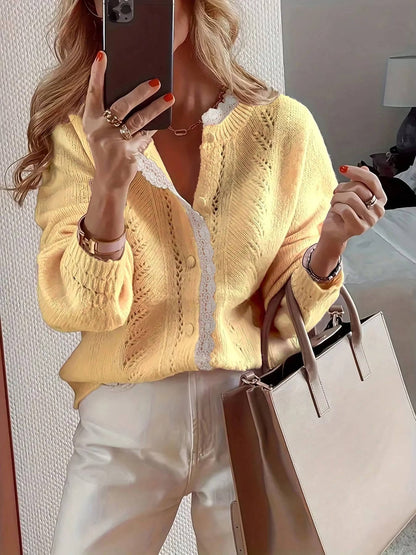 Winona Women's Cardigan - close-up detail