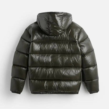 Gideon Men's Puffer Jacket - shown in use