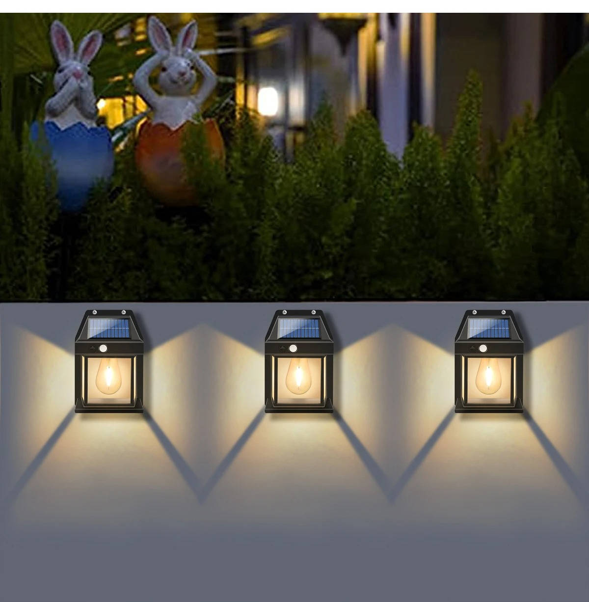 River Solar Lamp - front view