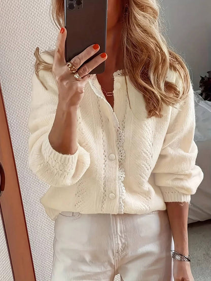 Winona Women's Cardigan - flat lay