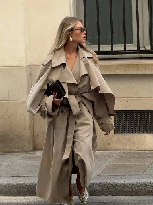 Romy Women's Trench Coat - front view