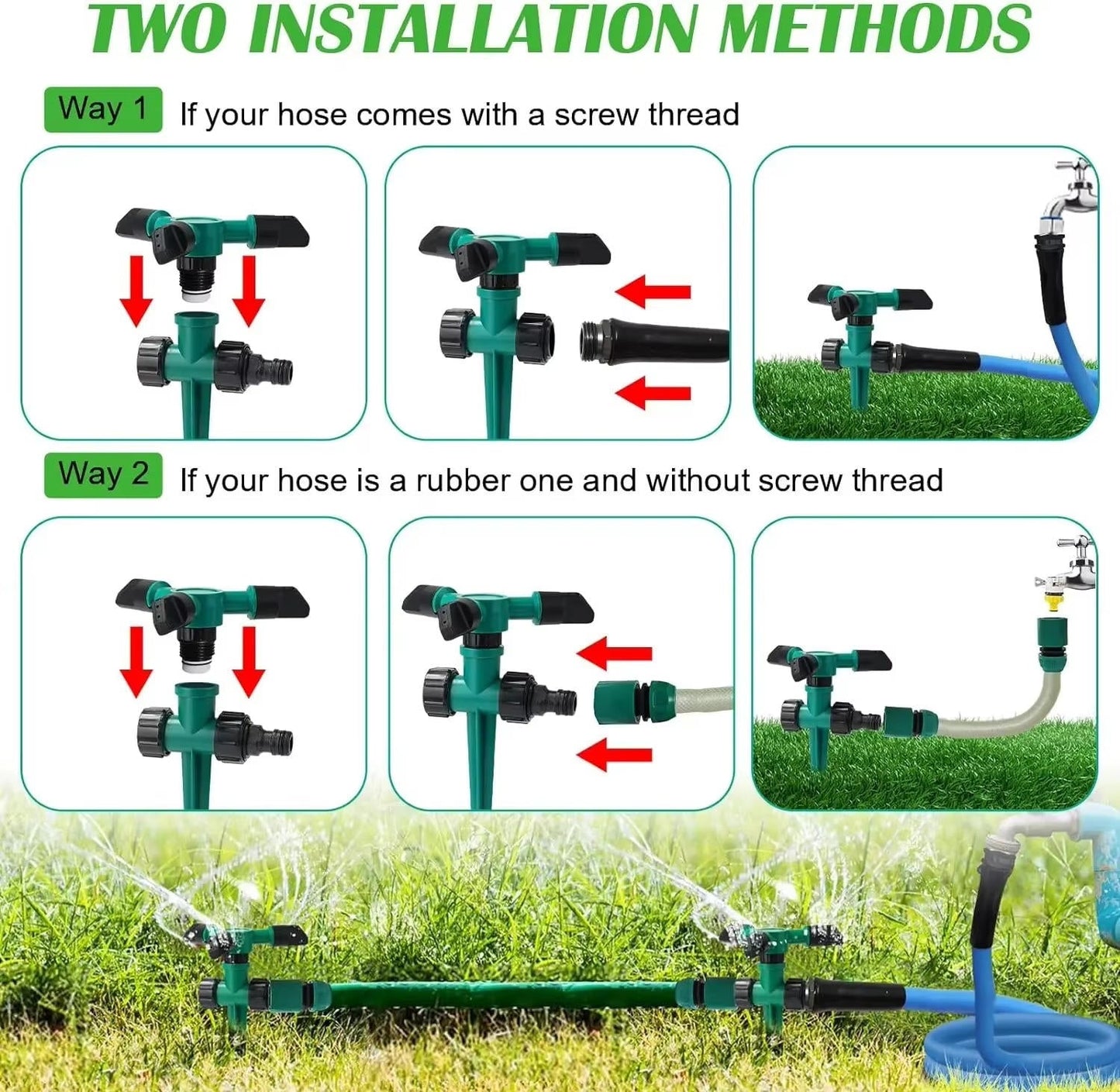 North Portable Sprinkler Systems - close-up detail