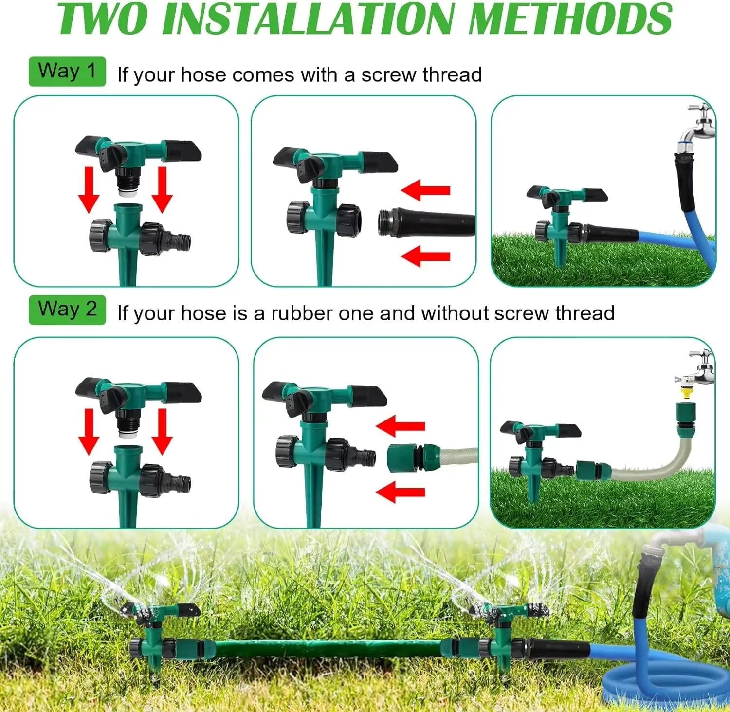 North Portable Sprinkler Systems - close-up detail