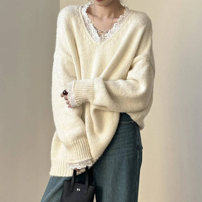 Winona Women's Sweater - flat lay