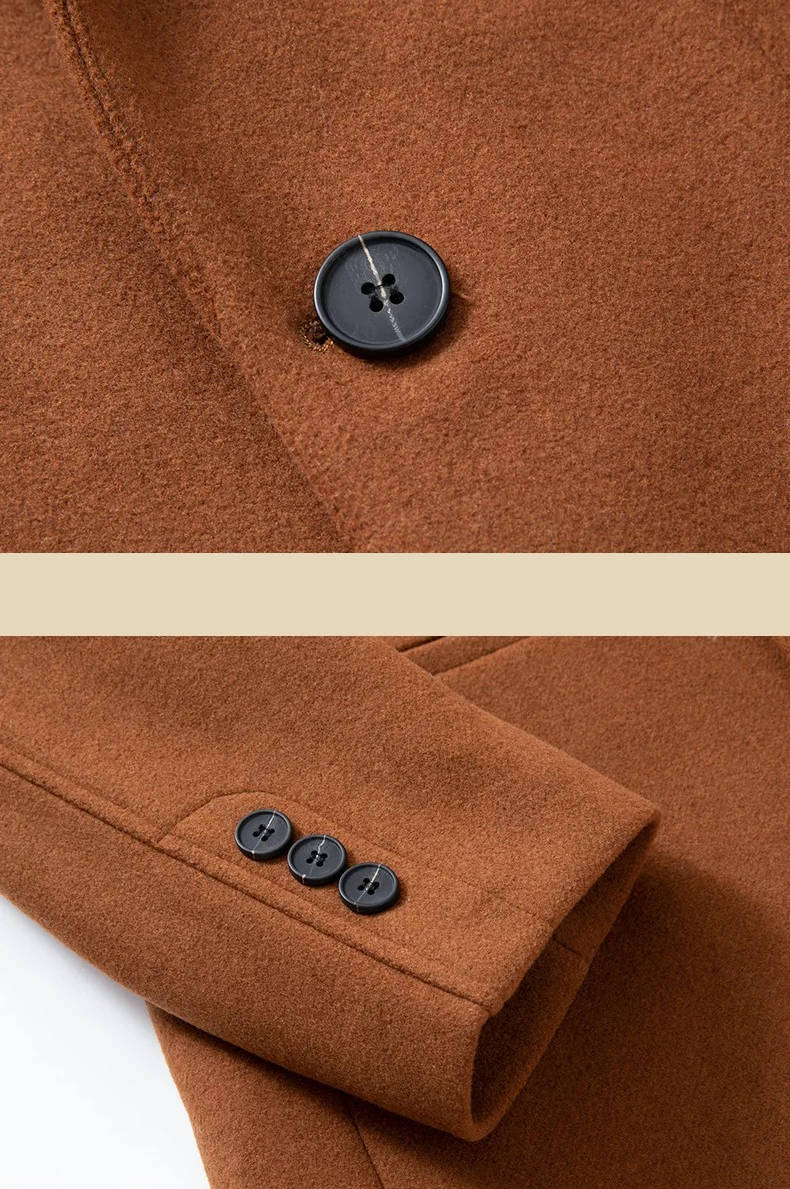Silas Men's Coat - full-length view