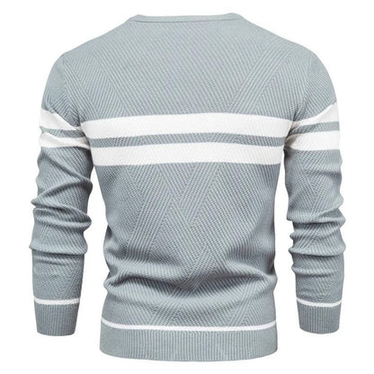 Percy Men's Sweater - fabric and finish detail
