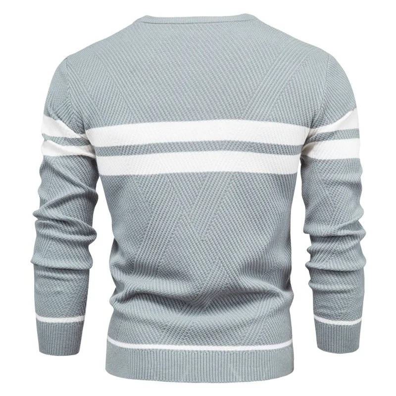 Percy Men's Sweater - fabric and finish detail