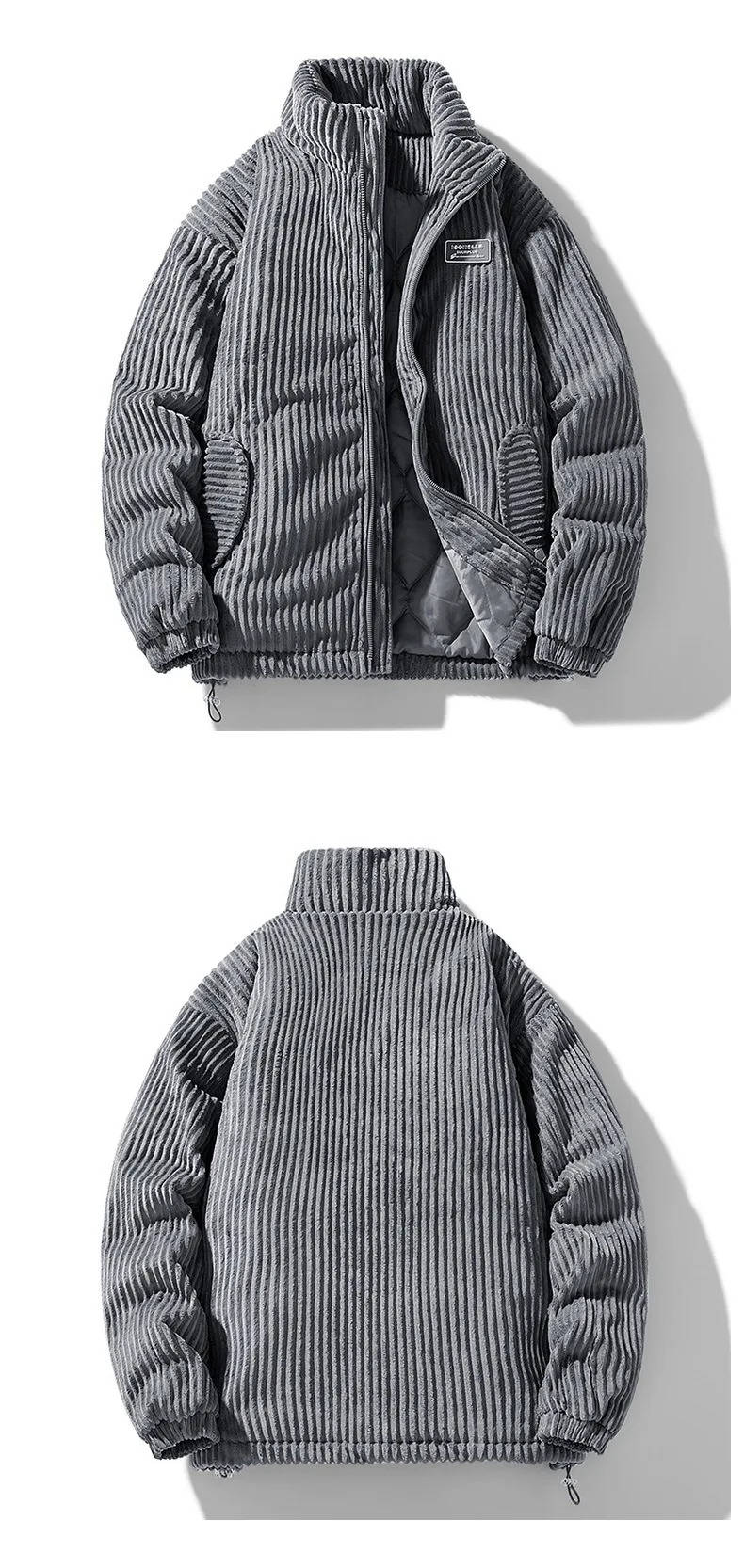 Jasper Men's Puffer Jacket - close-up detail