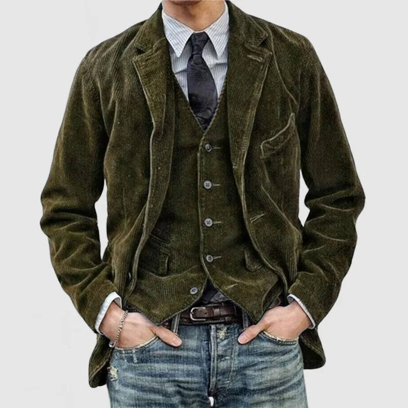 Desmond Men's Jacket - fabric and finish detail