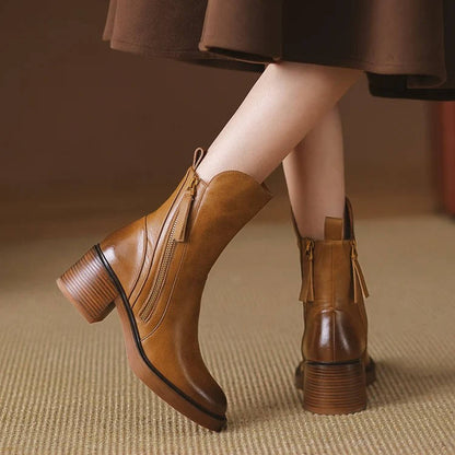 Ruby Women's Ankle Boots - styled view