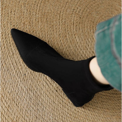 Nadia Women's Suede Ankle Boots - flat lay