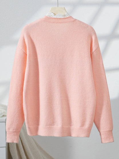 Winona Women's Cardigan - fabric and finish detail