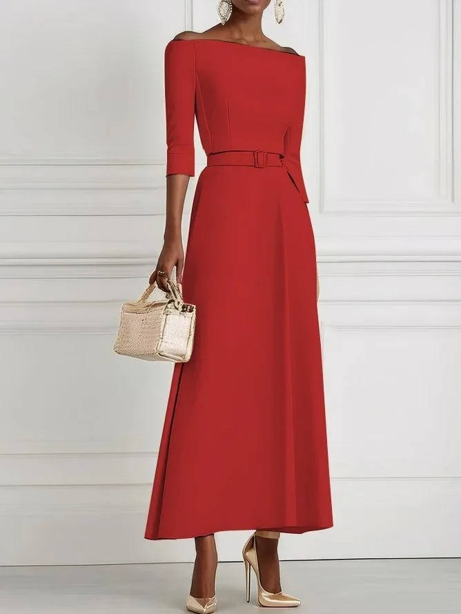 Imogen Women's Midi Dress - fabric and finish detail